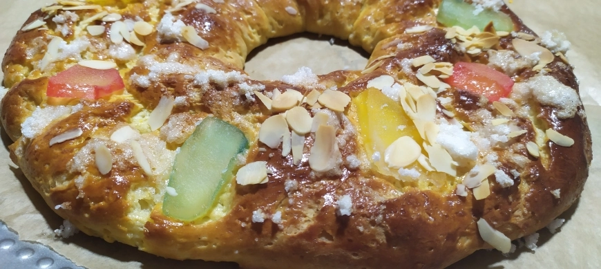 Roscón sin gluten, sin mixes comerciales