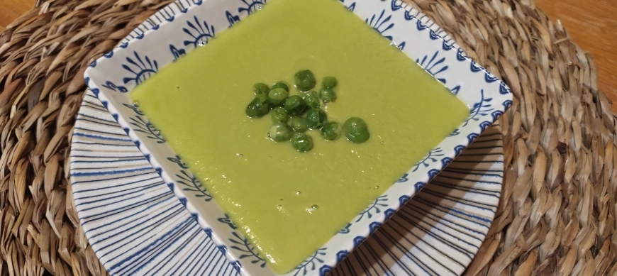 Crema de guisantes