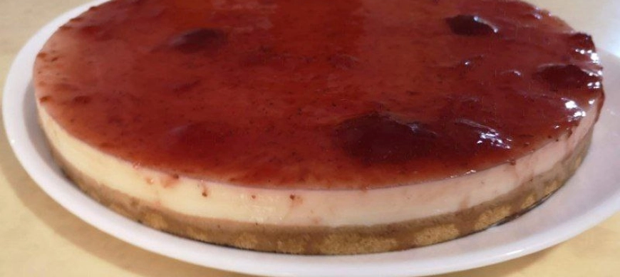 TARTA DE QUESO FRÁA SIN HORNO