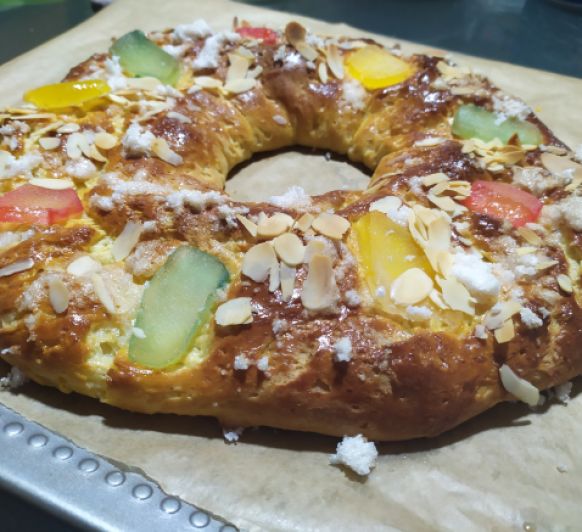 Roscón sin gluten, sin mixes comerciales