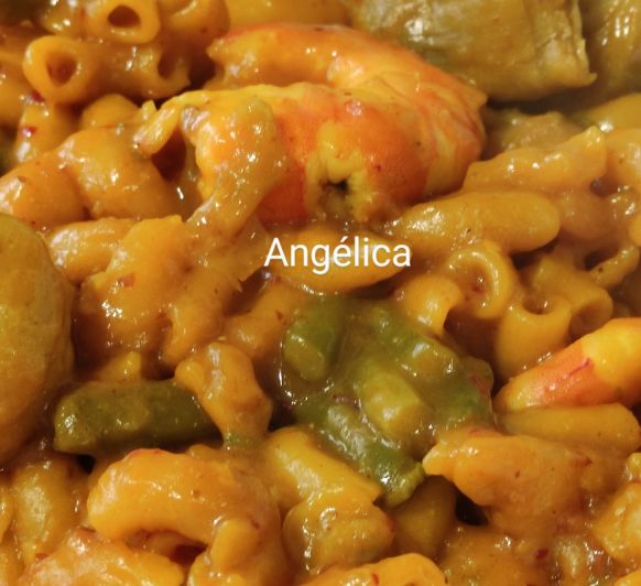 FIDEUA con verduras y pescado con Thermomix®