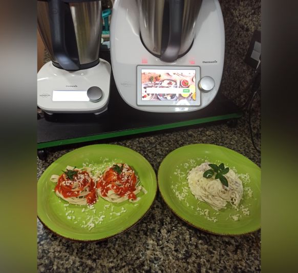 PASTA FRESCA Y SALSA CARBONARA