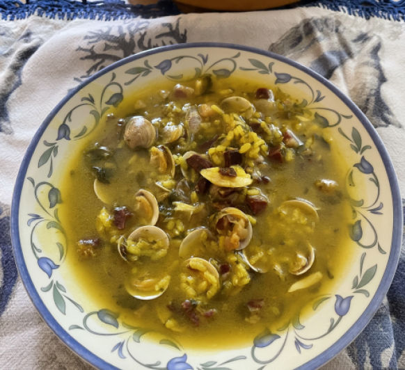 ARROZ CON JAMON IBERICO Y ALMEJAS CON Thermomix®